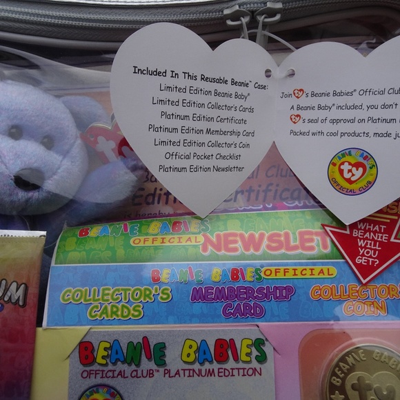 NEW Beanie Babies Platinum Membership Kit w/ Bear - Picture 5 of 8
